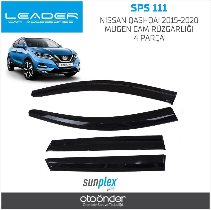 NISSAN QASHQAI 2015---> MUGEN CAM RÜZGARLIĞI 4prç
