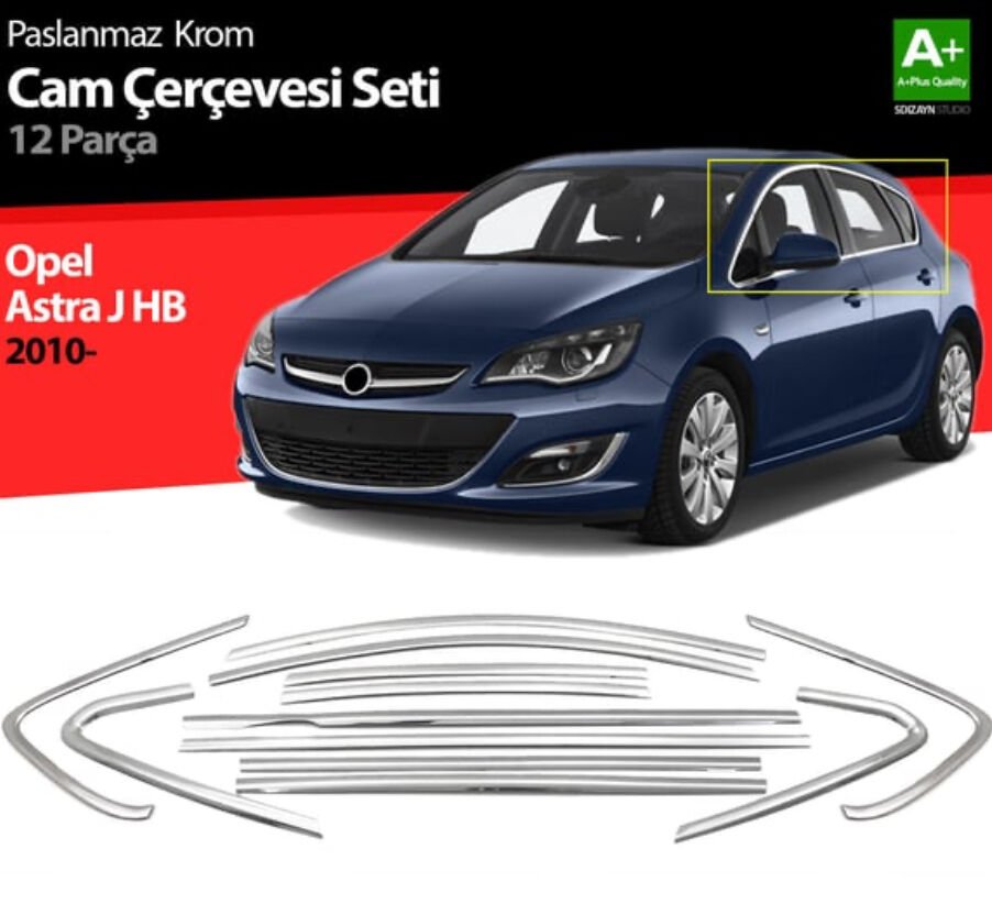 KROM CAM ÇERÇEVESİ  OPEL ASTRA J HB