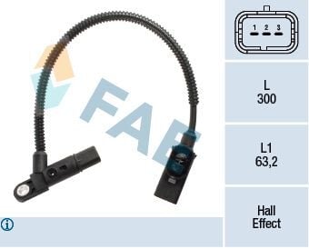 FORD Uyumlu 11- EKSANTRIK DEVIR SENSÖRÜ AV6Q 12K073 AA FAE