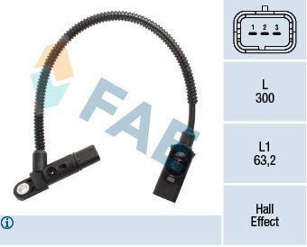FORD Uyumlu 11- EKSANTRIK DEVIR SENSÖRÜ AV6Q 12K073 AA FAE