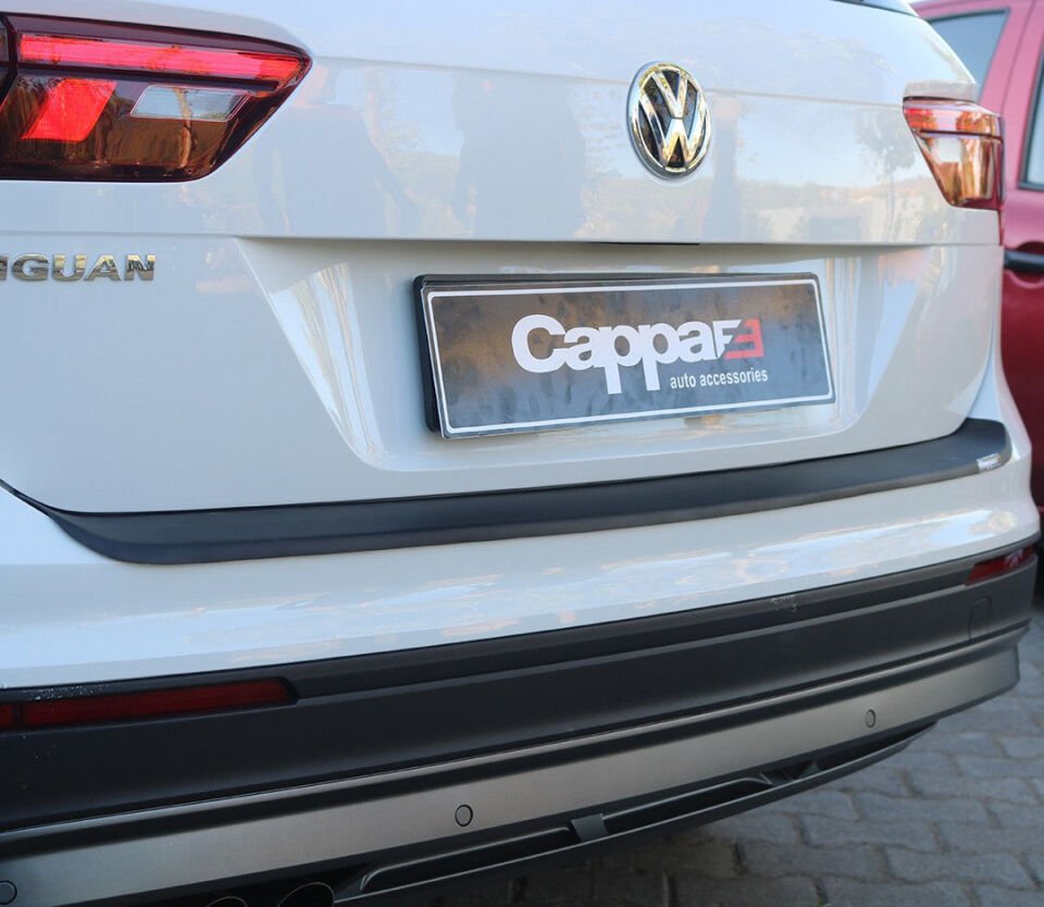 Volkswagen Tiguan 2016- Yılı ve Sonrası Uyumlu Arka Tampon Eşiği Mat