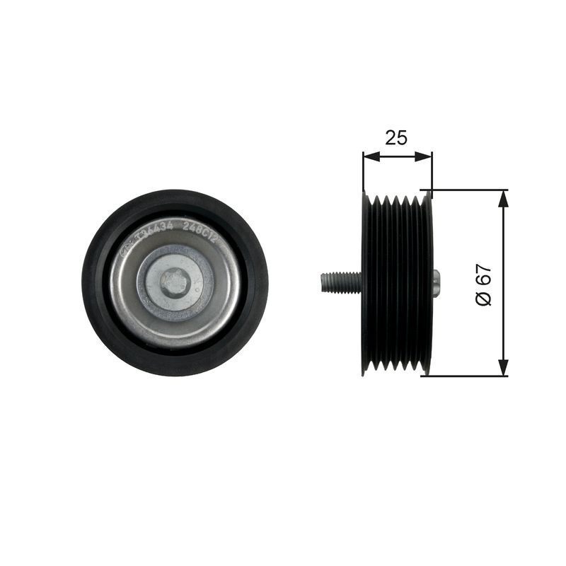 MERCEDES-BENZ 218-212-166-292-221-222-217-216-R231 2011-2018 V KAYIS GERGI RULMANI A2782020519 GATES