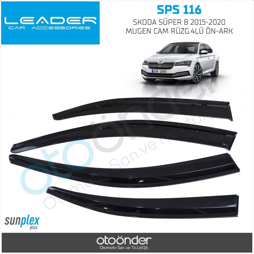 SKODA SÜPER B 2015-2020 MUGEN CAM RÜZG.4LÜ ÖN-ARK