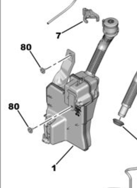 OPEL MOKKA 21- SILECEK SU DEPOSU OE-OPEL