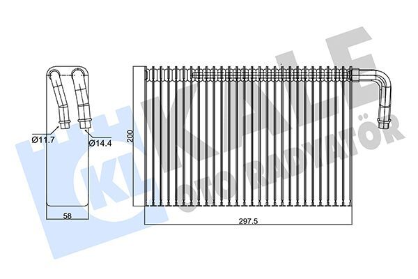 BMW E39-X5 E53 96-06 EVOPARATÖR 64118385560 KALE