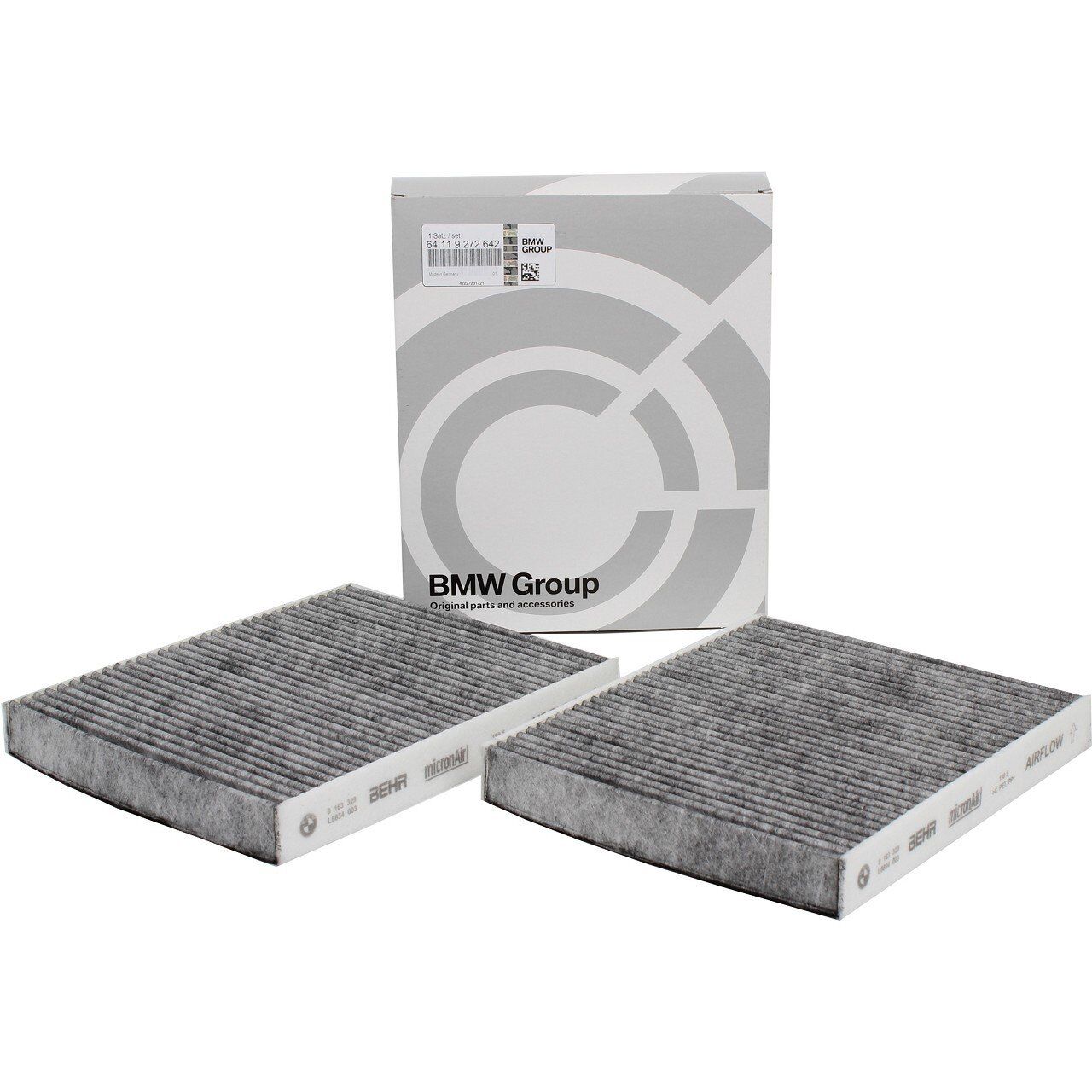 BMW F06-F07-F10-F10 LCI-F11-F11 LCI-F18-F18 LCI-6 F12-F12 LCI-6 F13-6 F13 LCI-7F01-F 10-17 POLEN FILTRESI 64119272642 MANN