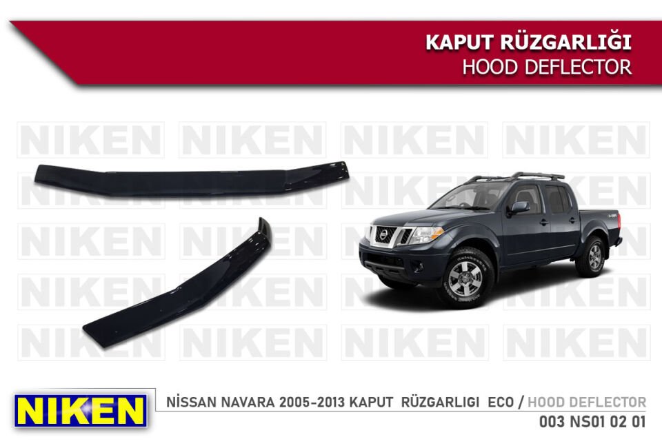 NİSSAN NAVARA 2005-2013 KAPUT RÜZGARLIGI ECO