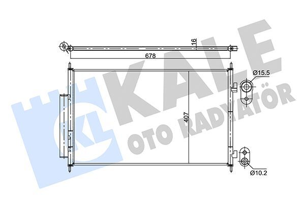 HONDA HRV 15- KLIMA RADYATÖRÜ 80110-T7W-A01 KALE