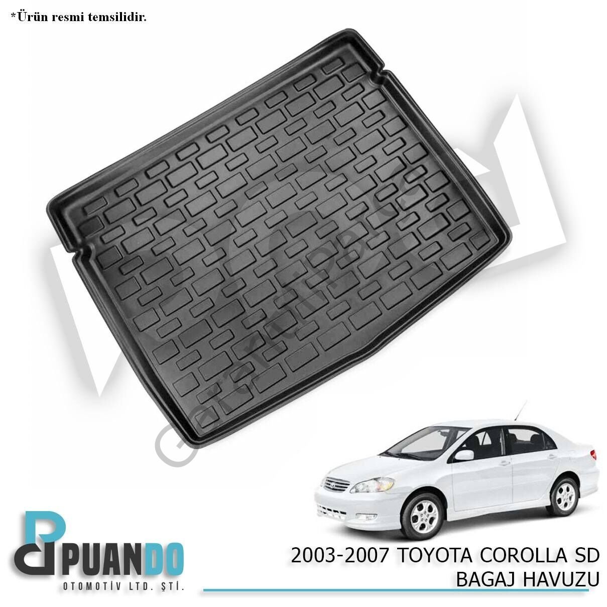 2003-2007 TOYOTA COROLLA SD BAGAJ HAVUZU