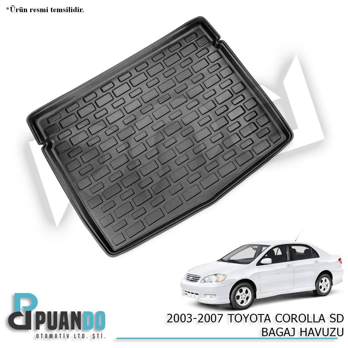 2003-2007 TOYOTA COROLLA SD BAGAJ HAVUZU