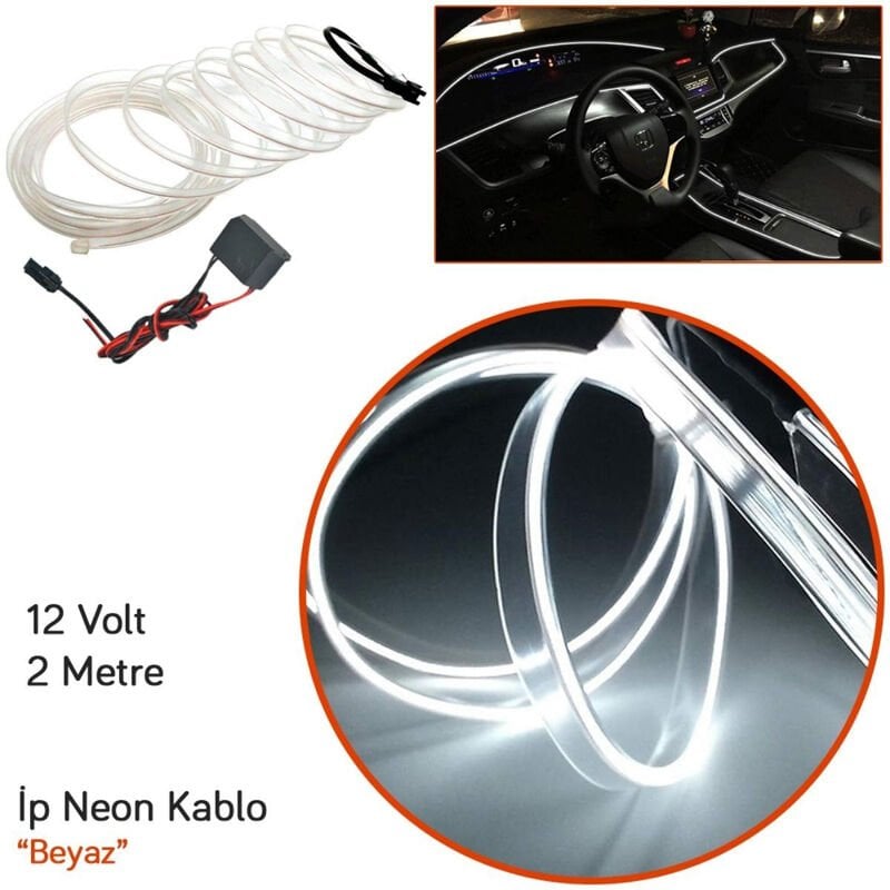 2M BEYAZ TORPİDO LED