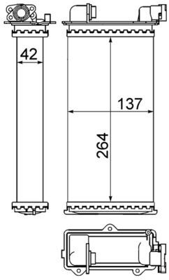 BMW E30 85-90 KALORIFER RADYATÖRÜ 64118391362 KALE