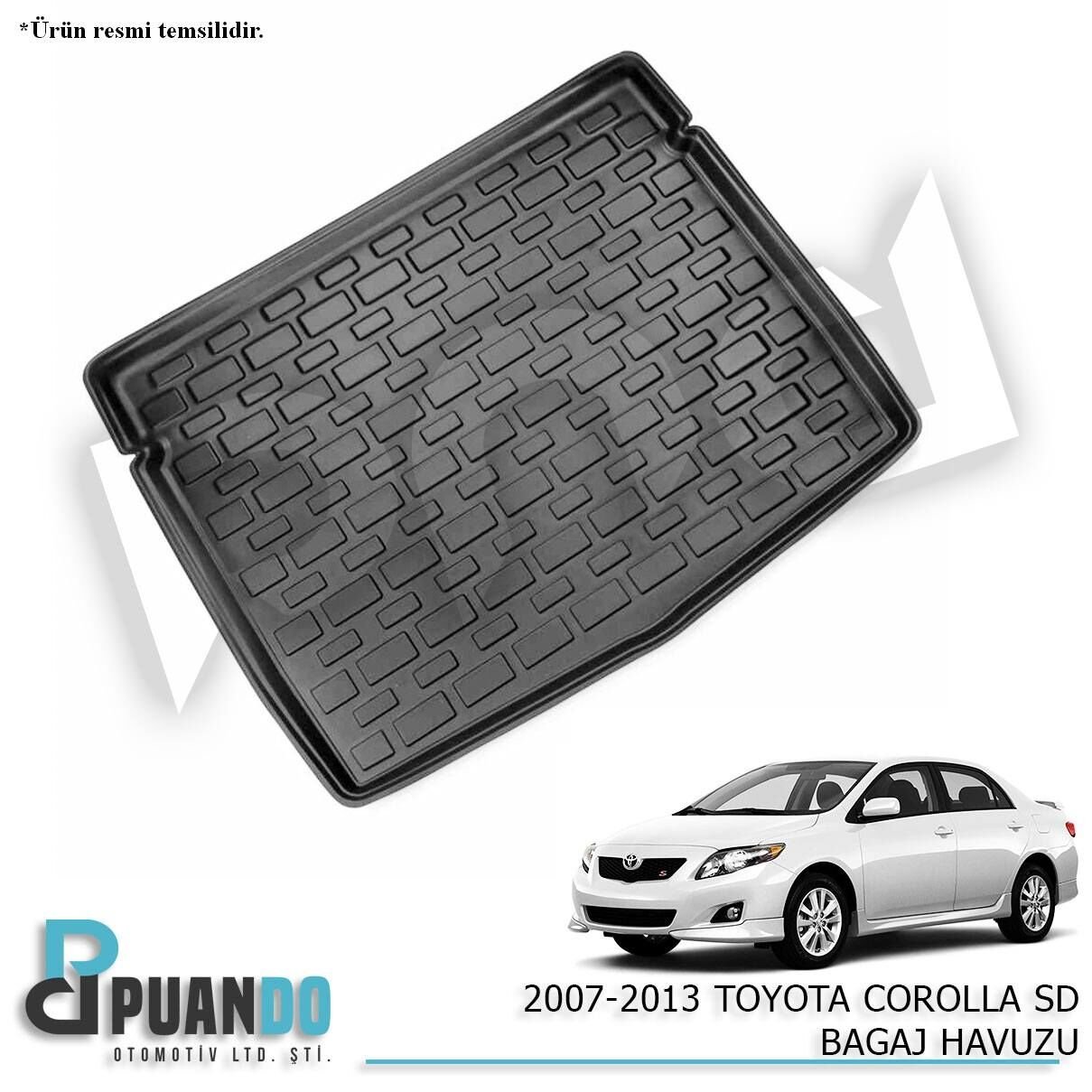 2007-2013 TOYOTA COROLLA SD BAGAJ HAVUZU