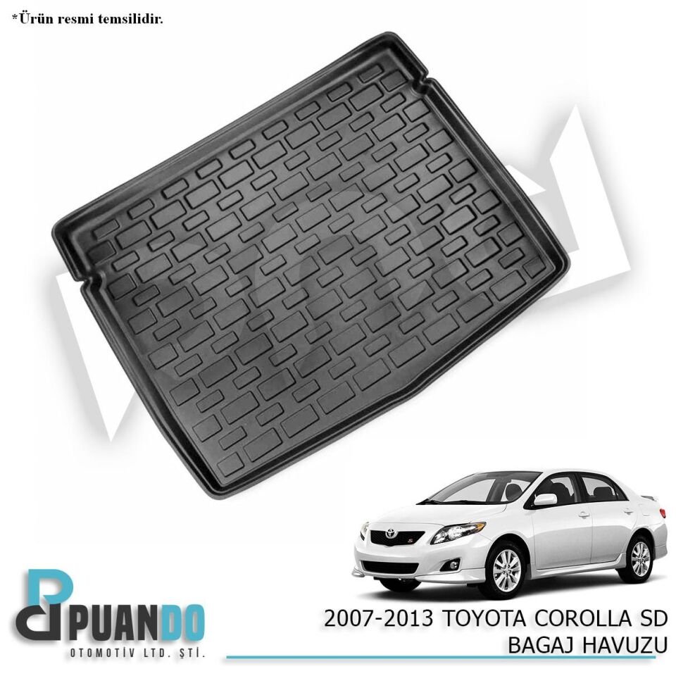 2007-2013 TOYOTA COROLLA SD BAGAJ HAVUZU