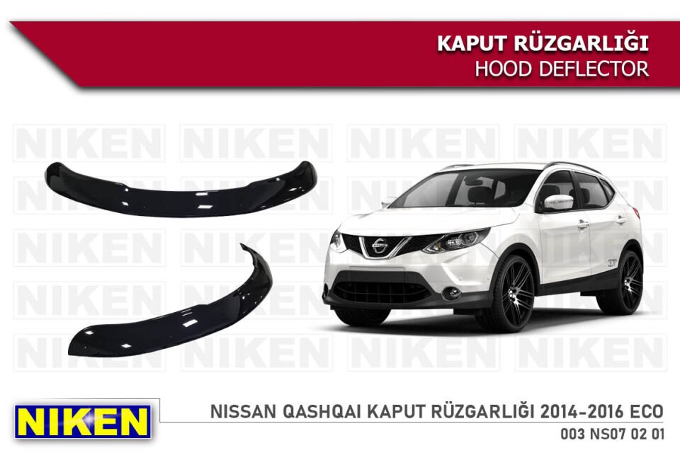 NISSAN QASHQAI 2014-2016 KAPUT RÜZGARLIĞI ECO