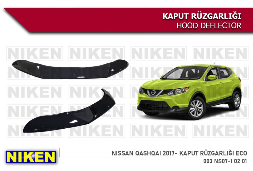 NISSAN QASHQAI 2017- KAPUT RÜZGARLIĞI ECO