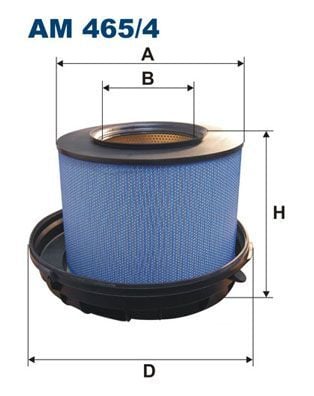 AĞIR VASITA ACTROS, AXOR, AXOR 2 2002- HAVA FILTRESI 004 094 24 04 FILTRON