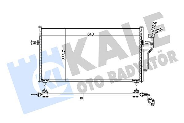 MITSUBISHI CARISMA (DA) 96-05 KLIMA RADYATÖRÜ MB958166 KALE