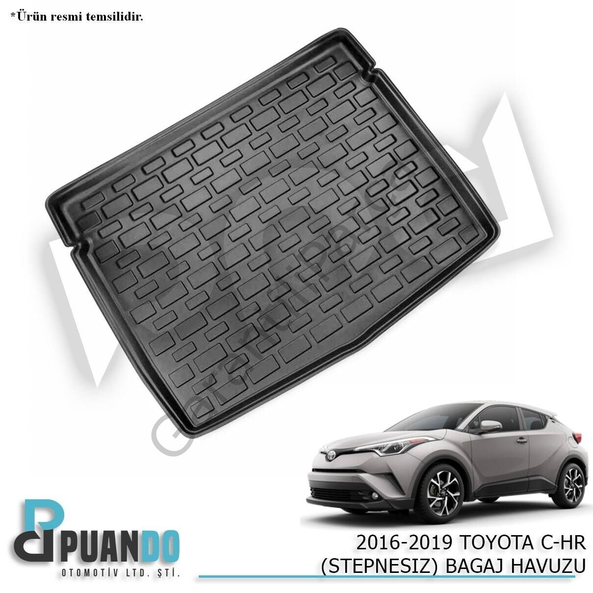 2016-2019 TOYOTA C-HR (STEPNESIZ) BAGAJ HAVUZU
