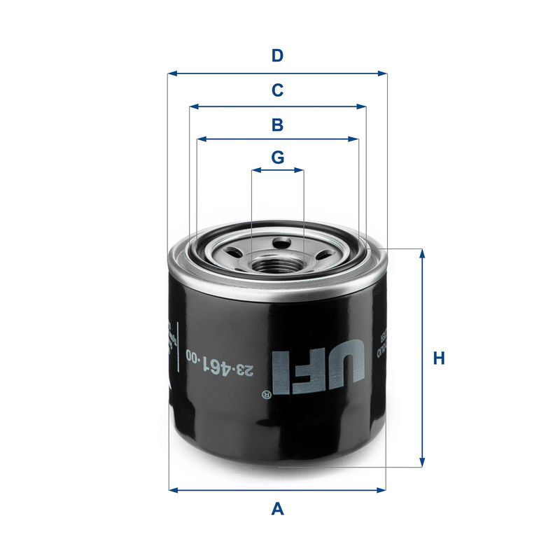 HONDA Uyumlu 88-00 YAG FILTRESI 15400-PR3-003 UFI