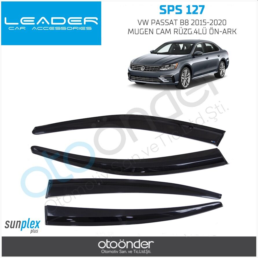 VW PASSAT B8 2015-2020 MUGEN CAM RÜZG.4LÜ ÖN-ARK