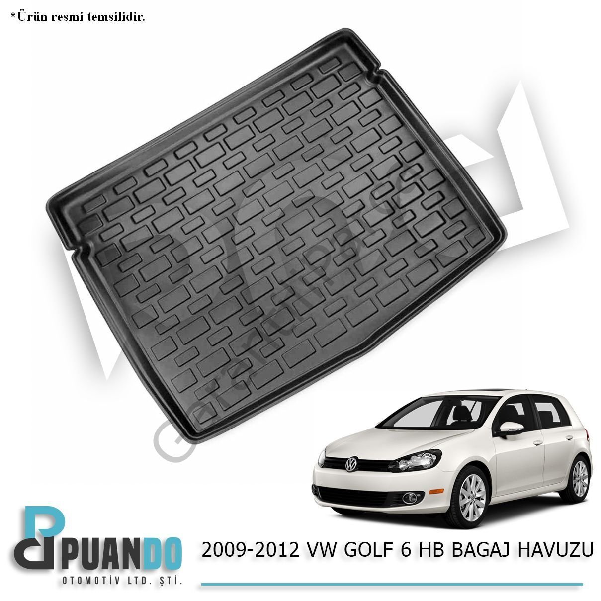 2009-2012 VW GOLF 6 HB BAGAJ HAVUZU