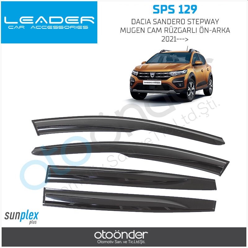 DACIA SANDERO STEPWAY MUGEN CAM RÜZGARLI ÖN-ARKA2021--->