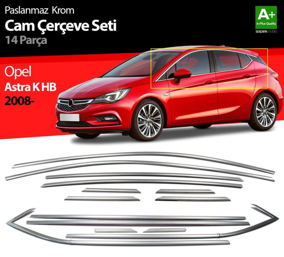KROM CAM ÇERÇEVESİ  OPEL ASTRA K