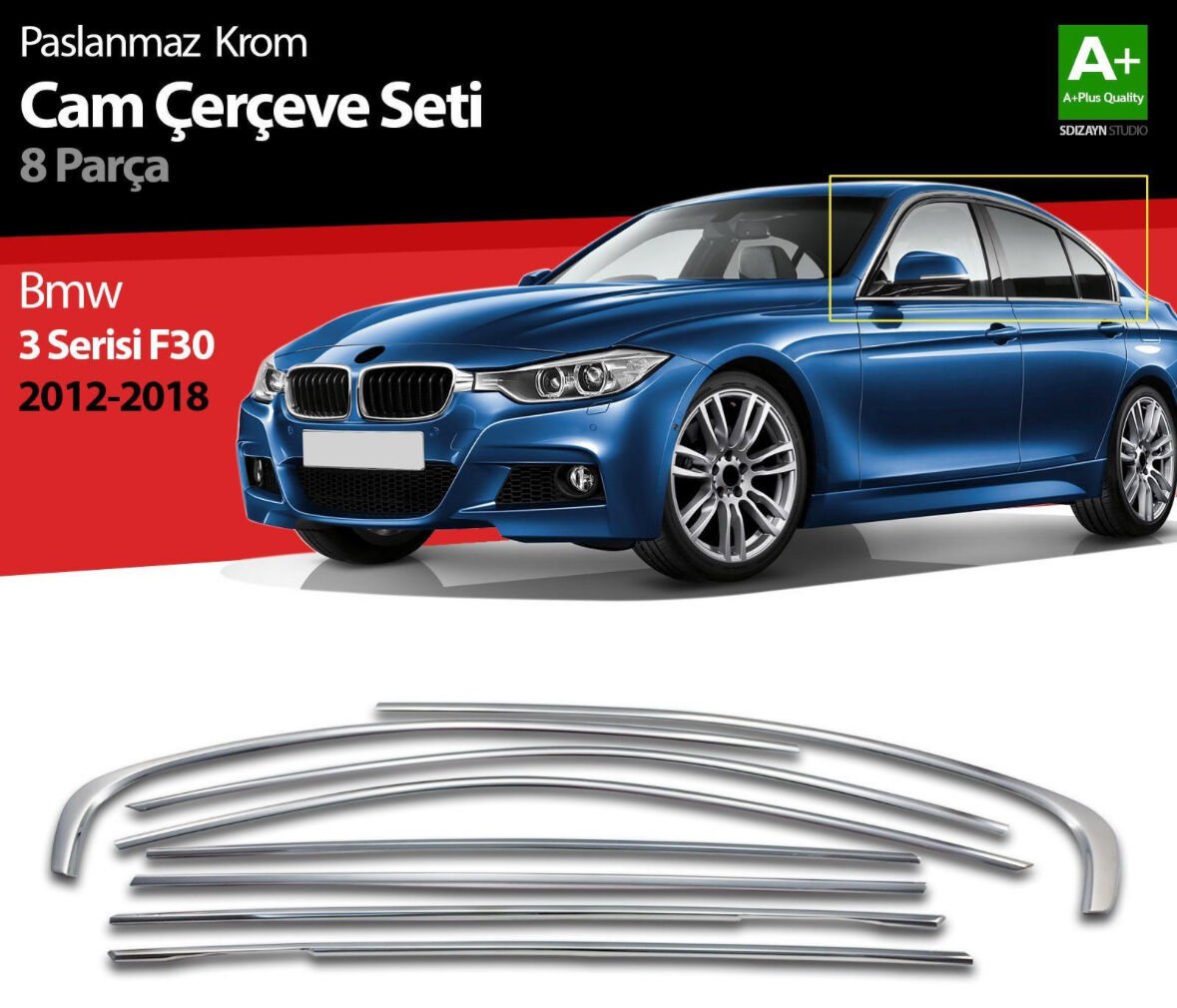 KROM CAM ÇERÇEVESİ  BMW F30