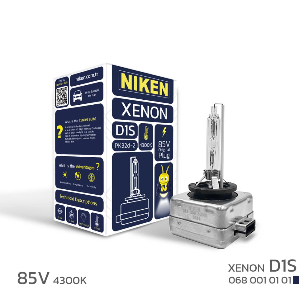 NIKEN D3S XENON FAR AMPULU 42V 35W PK32d-5 4300K