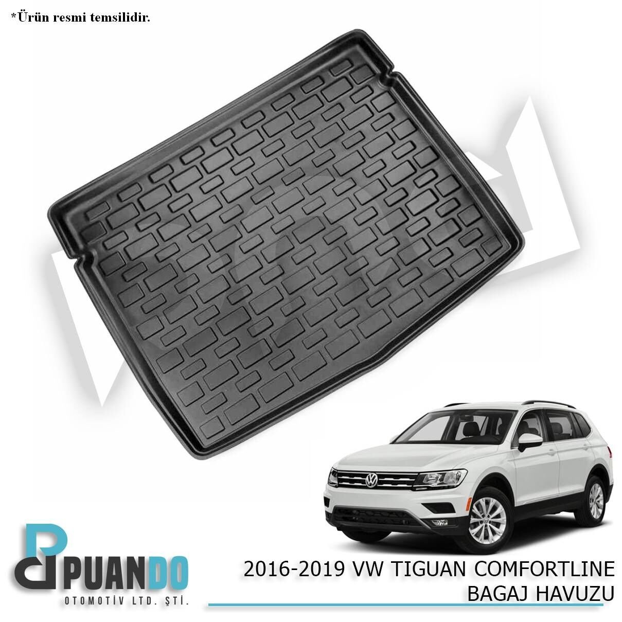 2016-2019 VW TIGUAN COMFORTLINE BAGAJ HAVUZU UST