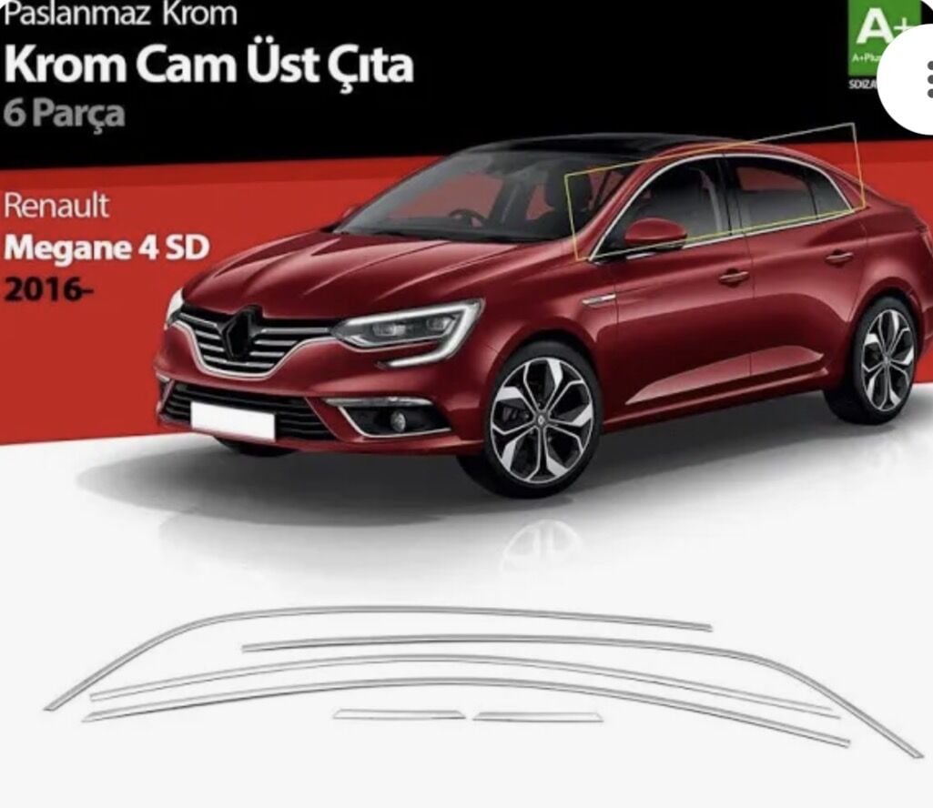 KROM CAM ÇERÇEVESİ  RENAULT MEGANE 4