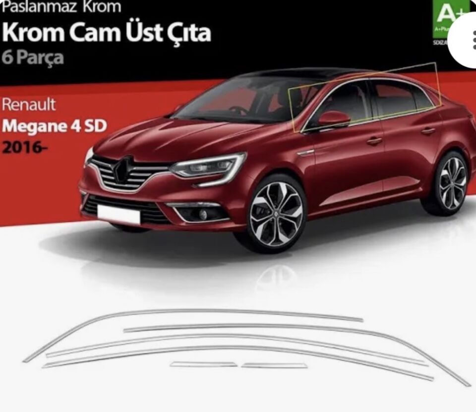 KROM CAM ÇERÇEVESİ  RENAULT MEGANE 4