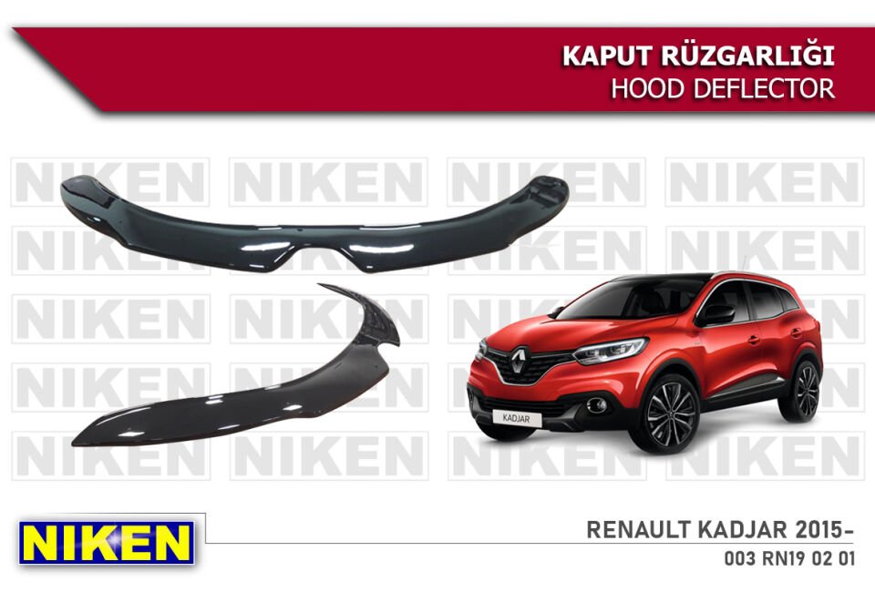 RENAULT KADJAR 2015- KAPUT RÜZGARLIĞI ECO