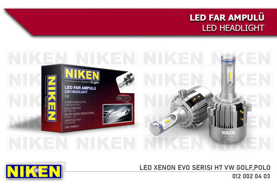 LED XENON EVO SERISI H7 VW GOLF,POLO