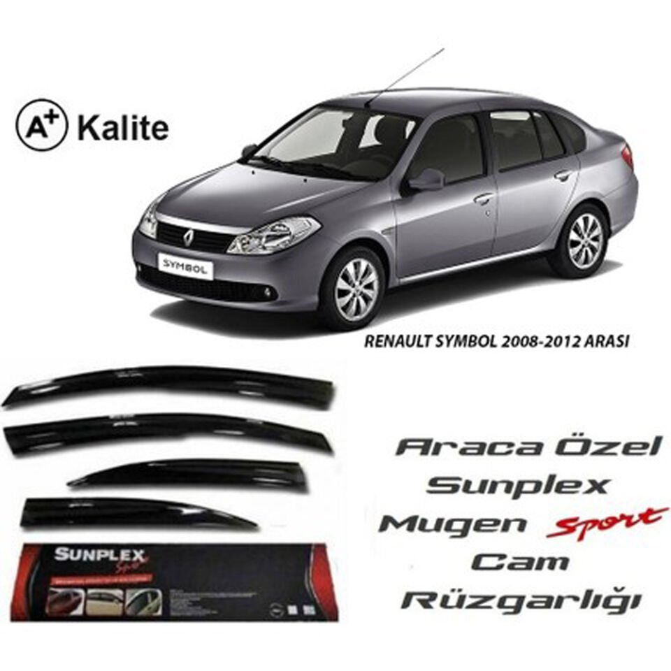 RENAULT SYMBOL 2008-2012 MUGEN CAM RÜZGARLIĞI