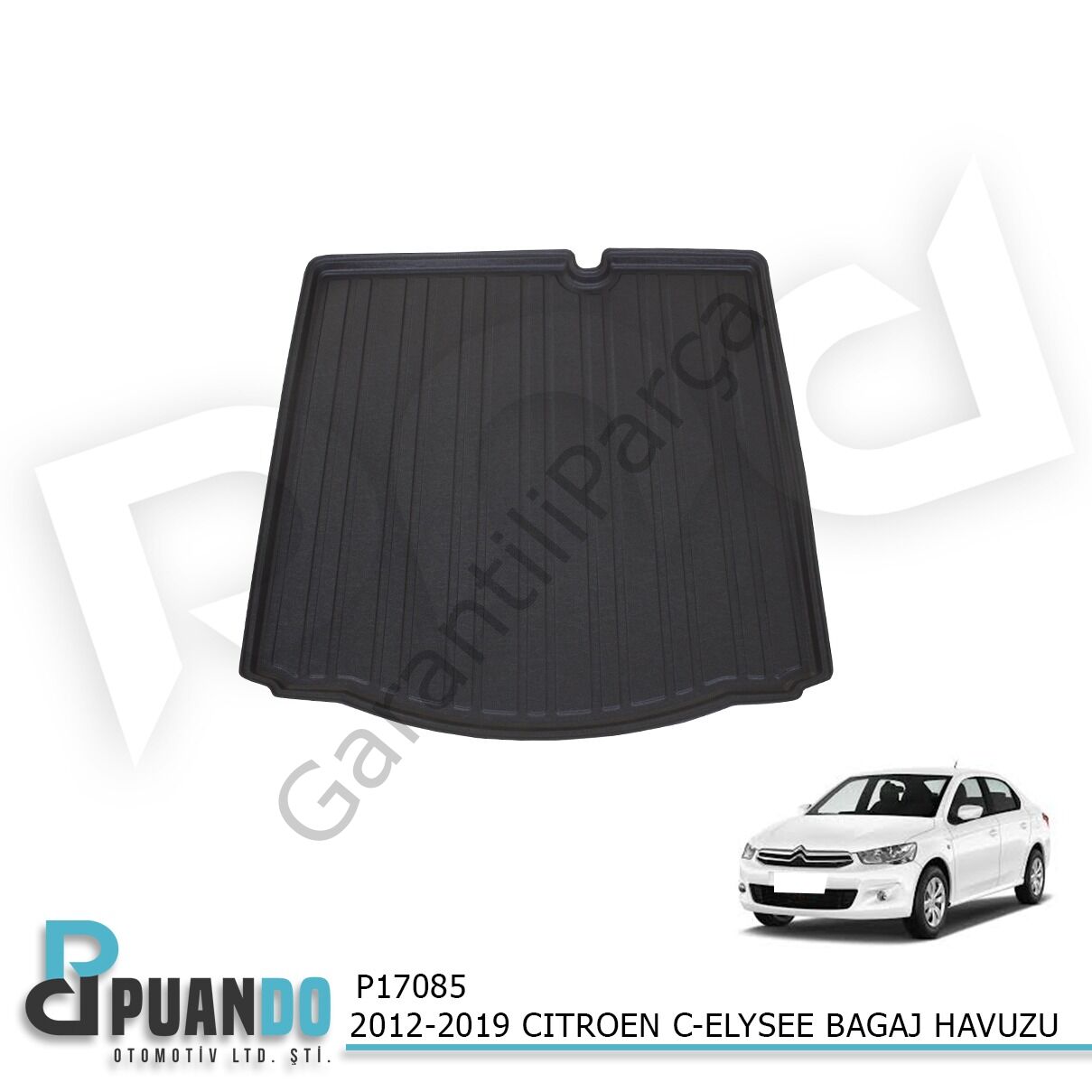 2012-2019 CITROEN C-ELYSEE BAGAJ HAVUZU