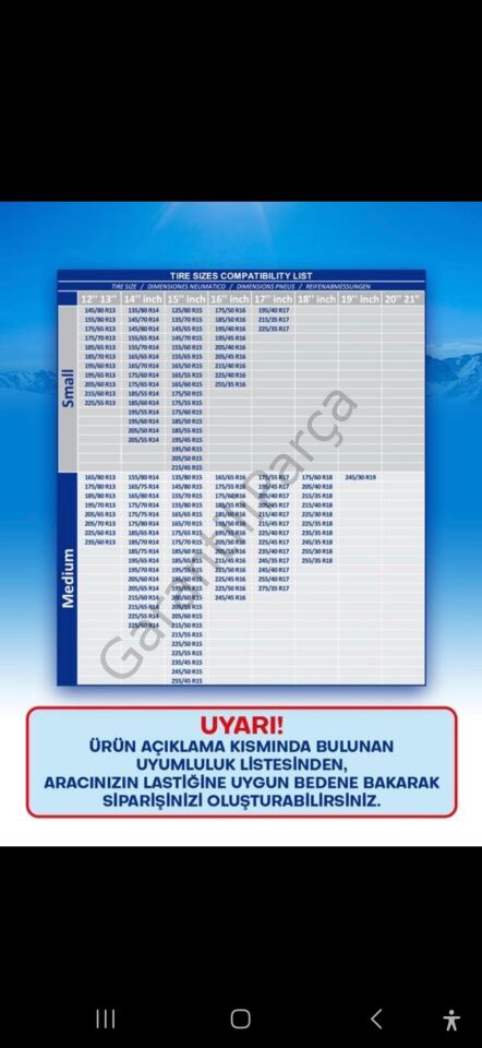 Matte Kar Çorabı X-Large