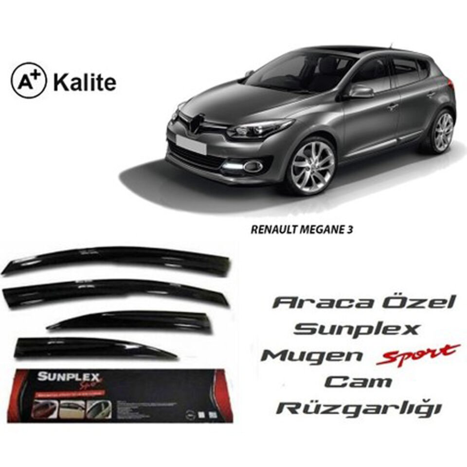 RENAULT MEGANE 3 2009 - 2016 MUGEN CAM RÜZG.ÖN-ARKA