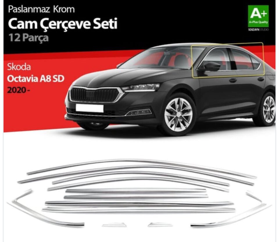 KROM CAM ÇERÇEVESİ  SKODA SKODA OCTAVİA 13.18