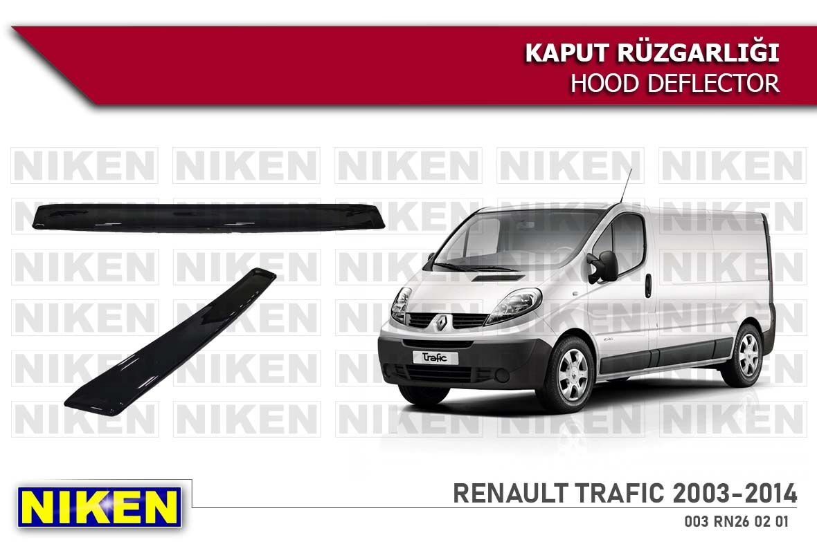 RENAULT TRAFIC (2003-2014) KAPUT RÜZGARLIĞI ECO