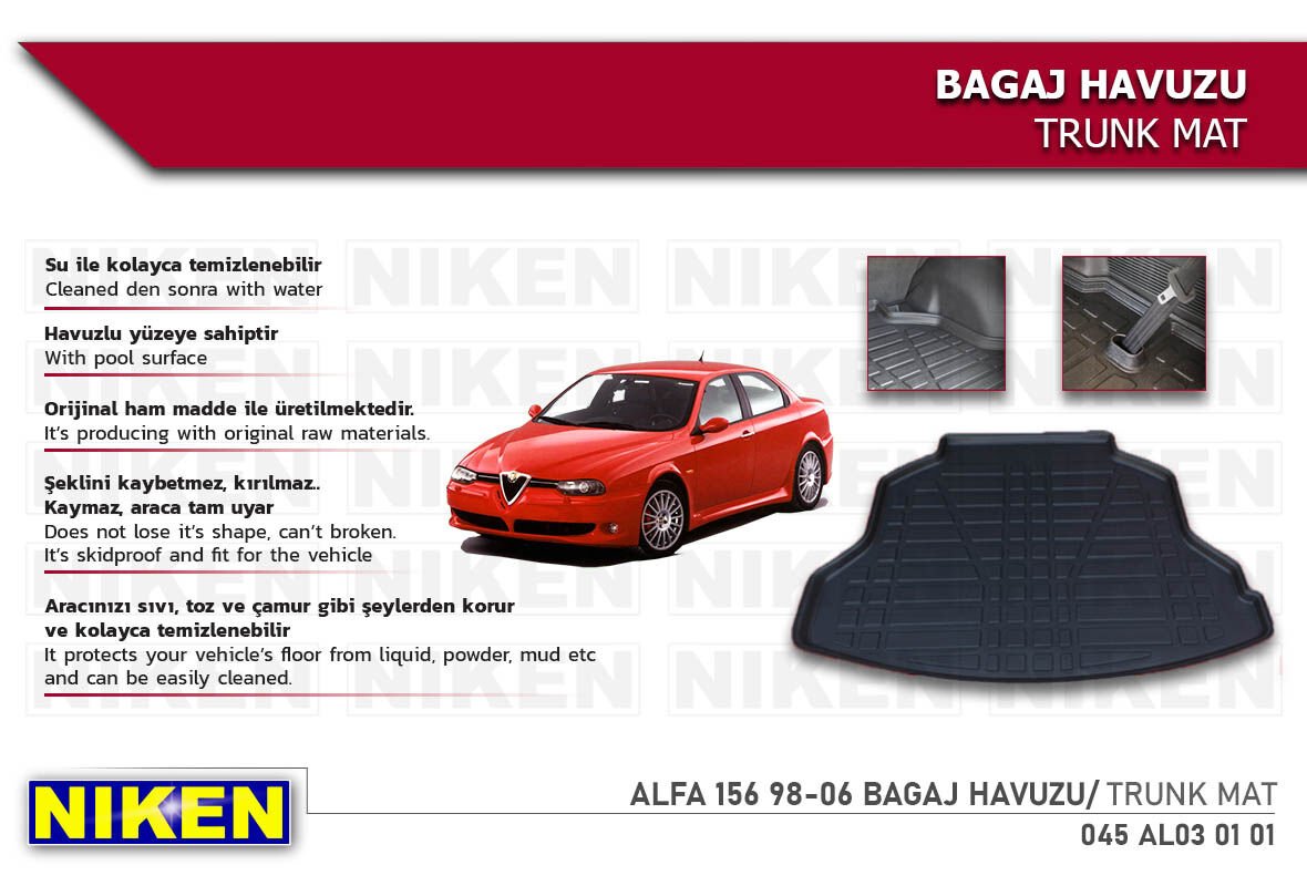 ALFA 156 98-06 BAGAJ HAVUZU