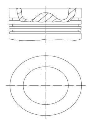 OPEL ANTARA CAPTIVA CRUZE 05- PISTON 011PI00109002 MAHLE