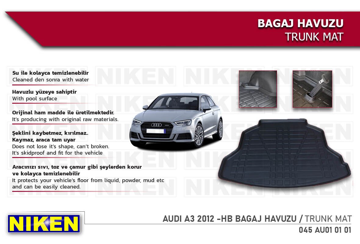 AUDI A3 2012 -HB BAGAJ HAVUZU