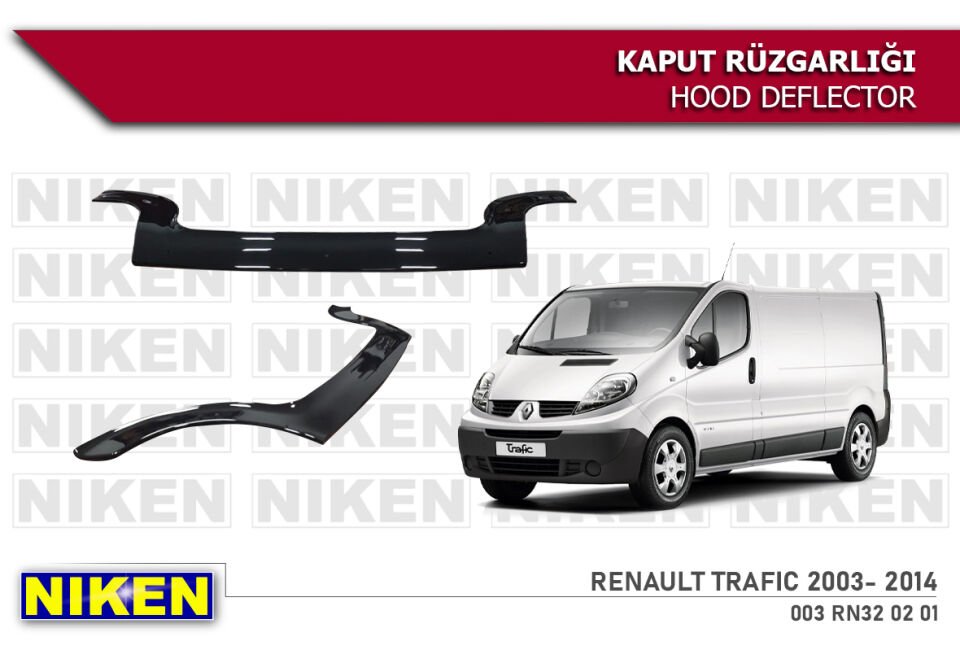 RENAULT TRAFIC (2003-2014) KAPUT RÜZGARLIĞI ECO