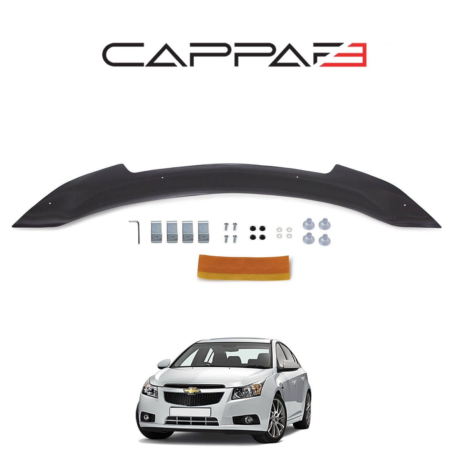 Chevrolet Cruze 2008-2016 Uyumlu Kaput Rüzgarlığı 4mm
