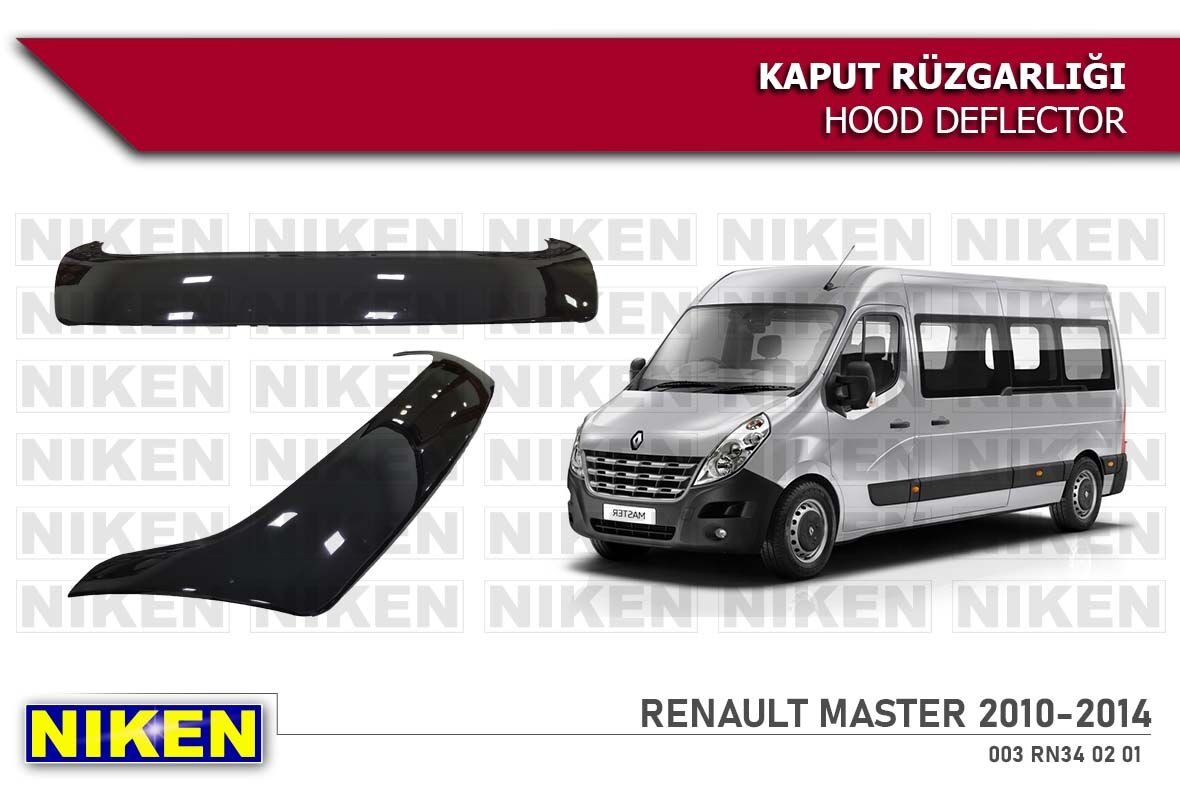 RENAULT MASTER (2010-2014) KAPUT RÜZGARLIĞI ECO