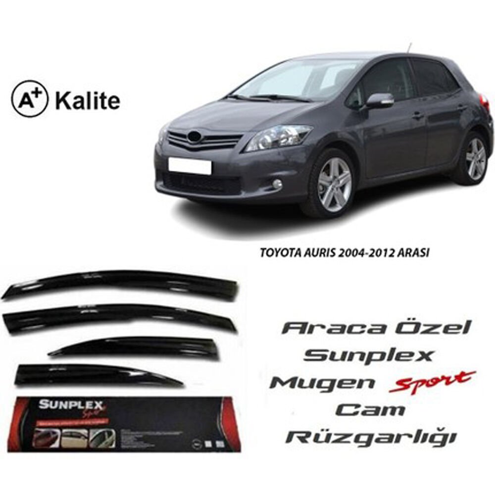 TOYOTA AURIS 2007-2012 MUGEN CAM RÜZGARLIĞI ÖN-ARK