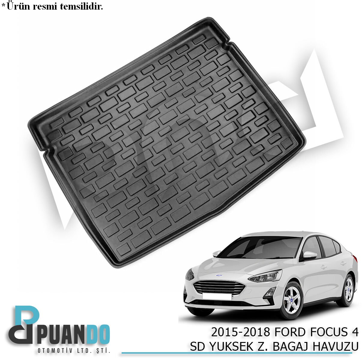 2015-2018 FORD FOCUS 4 SD YUKSEK Z. BAGAJ HAVUZU