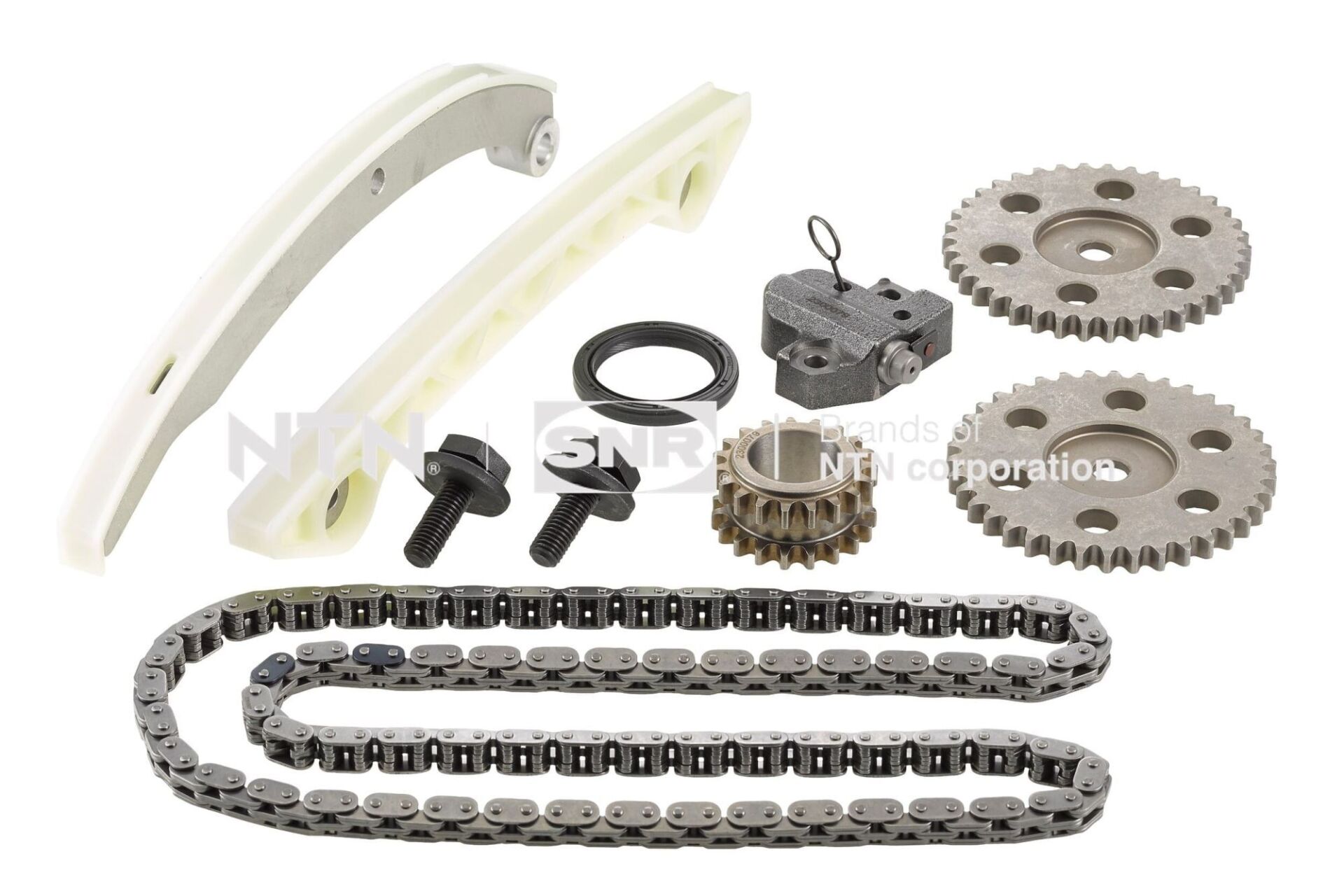 FORD MONDEO/S-MAX/VOLVO/MAZDA 01- EKSANTRIK ZINCIR SETI 1S7G 6268 BC/SET NTN-SNR
